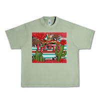 Oil Green fiesta with pepper Urban Heavy Tee - Artiststas