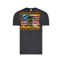 Vintage Black westerm usa army boots Vintage Tee - Artiststas