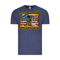 Vintage Denim westerm usa army boots Vintage Tee - Artiststas
