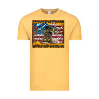 Vintage Mustard westerm usa army boots Vintage Tee - Artiststas