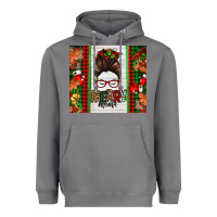 Storm Christmas merry mama messy bun Heavyweight Hoodie - Jasminsmagicworld