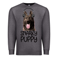 Charcoal Heather Snarky Puppy Premium Sweatshirt - Bettercallsaul