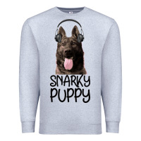 Heather Grey Snarky Puppy Premium Sweatshirt - Bettercallsaul