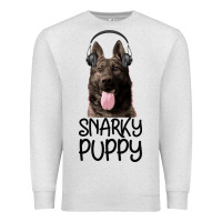 Oatmeal Heather Snarky Puppy Premium Sweatshirt - Bettercallsaul