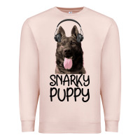 Pale Pink Snarky Puppy Premium Sweatshirt - Bettercallsaul