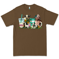 Cacao cow coffee cups Premium Tee - AdoDesignShop