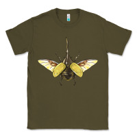 Army Green Hercules Beetle With Wings Classic Tee - LillyAllenDesigns