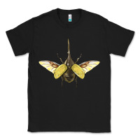 Black Hercules Beetle With Wings Classic Tee - LillyAllenDesigns