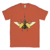 Copper Hercules Beetle With Wings Classic Tee - LillyAllenDesigns
