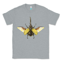 Heather Grey Hercules Beetle With Wings Classic Tee - LillyAllenDesigns