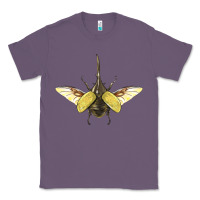 Lavender Hercules Beetle With Wings Classic Tee - LillyAllenDesigns