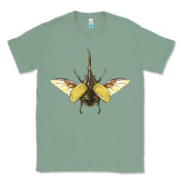 Sage Hercules Beetle With Wings Classic Tee - LillyAllenDesigns