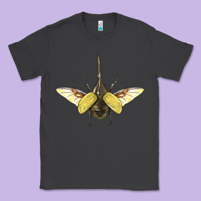 Hercules Beetle With Wings Classic Tee Designed By Lillyallendesigns