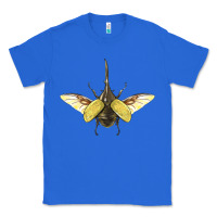 True Royal Hercules Beetle With Wings Classic Tee - LillyAllenDesigns