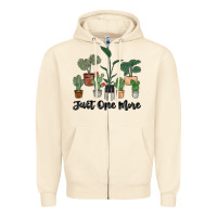 Sandshell just one more plant Zipper Hoodie - MaliasSmallBusiness