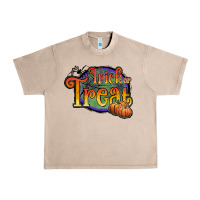 French Oak trick or treat white Urban Heavy Tee - JahusDesignShop
