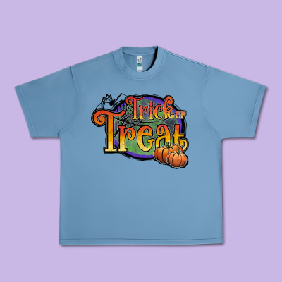 Trick Or Treat White Urban Heavy Tee Designed By Jahusdesignshop