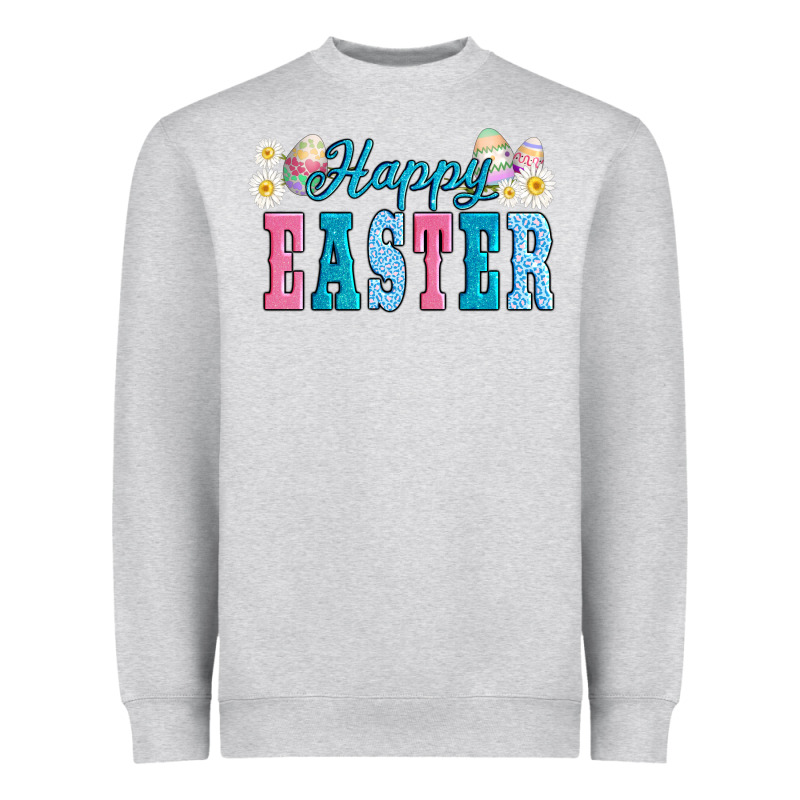 Happy Easter Eggs Heavyweight Sweatshirt by AdoDesignShop | Teevron
