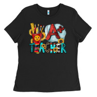 Black a  teacher Ladies Tee - Zillion Design Studio