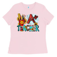 Bubblegum Pink a  teacher Ladies Tee - Zillion Design Studio