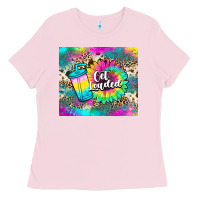 Bubblegum Pink get loaded tea Ladies Tee - JahusDesignShop