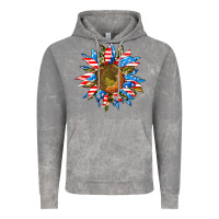 Cloud Rock sunflower front Vintage Hoodie - AdoDesignShop