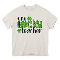 Cream st. Patrick's day one lucky teacher Heavy Core Tee - RanaPortraitStore