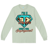 Matcha i'm a teacher what's your superpower cowhide Long Sleeve Tee - Jasminsmagicworld