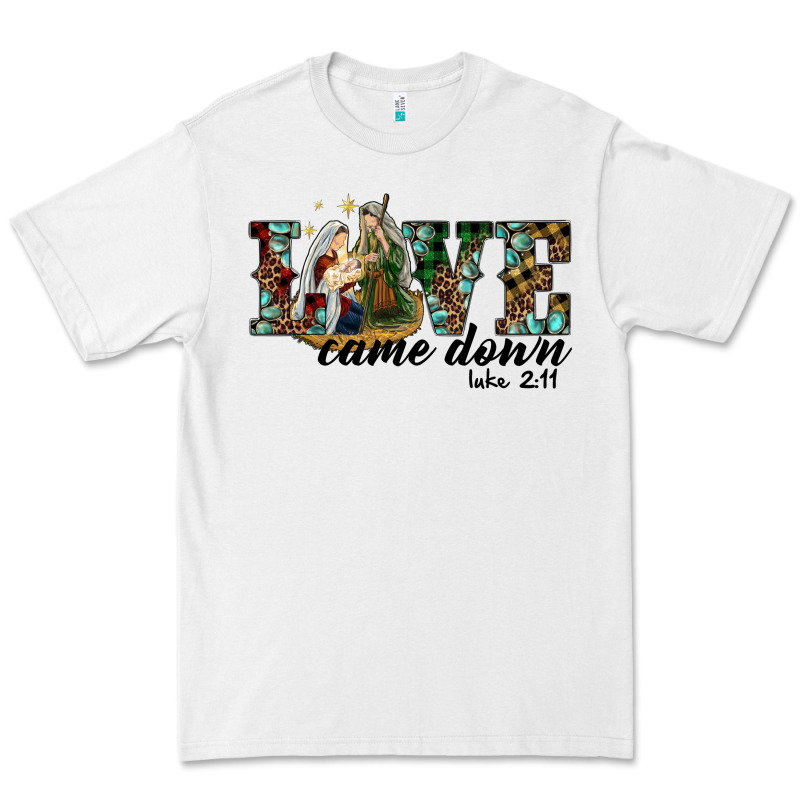 Love Came Down Holy Family Premium Tee by RanaPortraitStore | Teevron