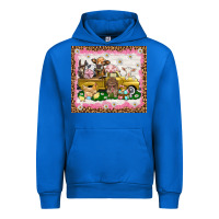 Cobalt Easter Day with farm animals tumbler Urban Hoodie - HowdyJamesFarm