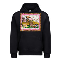 Foreset Green Easter Day with farm animals tumbler Urban Hoodie - HowdyJamesFarm
