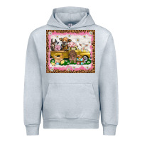 Heather Grey Easter Day with farm animals tumbler Urban Hoodie - HowdyJamesFarm