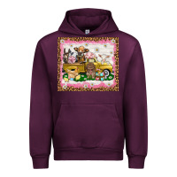 Mauve Wine Easter Day with farm animals tumbler Urban Hoodie - HowdyJamesFarm