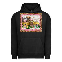 Pigment Black Easter Day with farm animals tumbler Urban Hoodie - HowdyJamesFarm