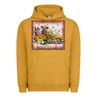 Pigment Peanut Butter Easter Day with farm animals tumbler Urban Hoodie - HowdyJamesFarm