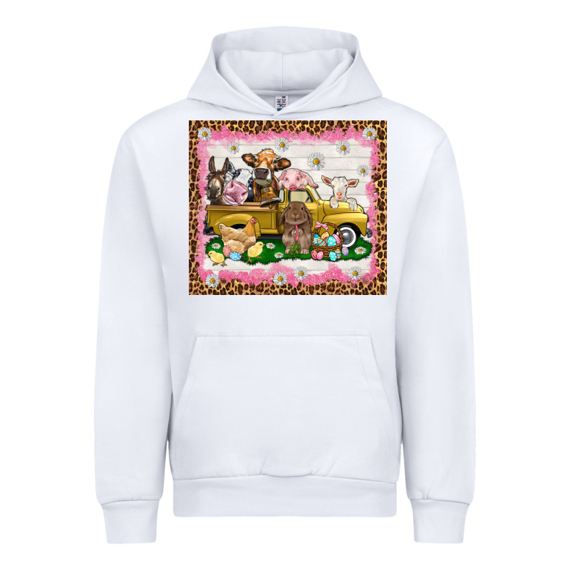 Easter Day With Farm Animals Tumbler Urban Hoodie by HowdyJamesFarm | Teevron
