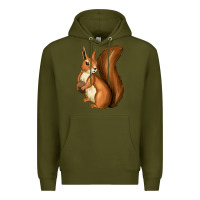 Army Green siqurell Premium Hoodie - texasbilliewilder