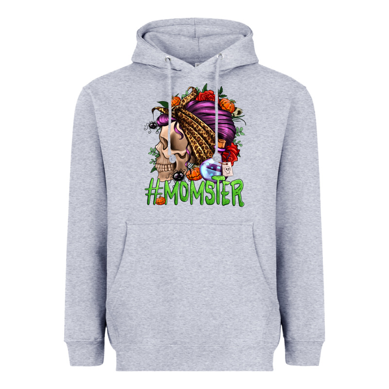 Momster Halloween Momlife Heavyweight Hoodie by Jasminsmagicworld | Teevron