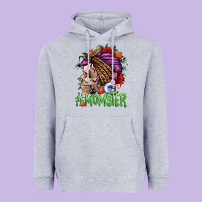 Momster Halloween Momlife Heavyweight Hoodie Designed By Jasminsmagicworld