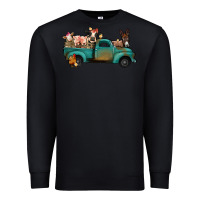 Black Farm Animals Truck Premium Sweatshirt - Bettercallsaul