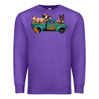 Purple Farm Animals Truck Premium Sweatshirt - Bettercallsaul