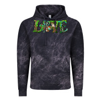 Cloud Black love with shamrock Vintage Hoodie - RanaPortraitStore