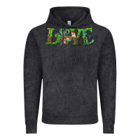 Vintage Black love with shamrock Vintage Hoodie - RanaPortraitStore
