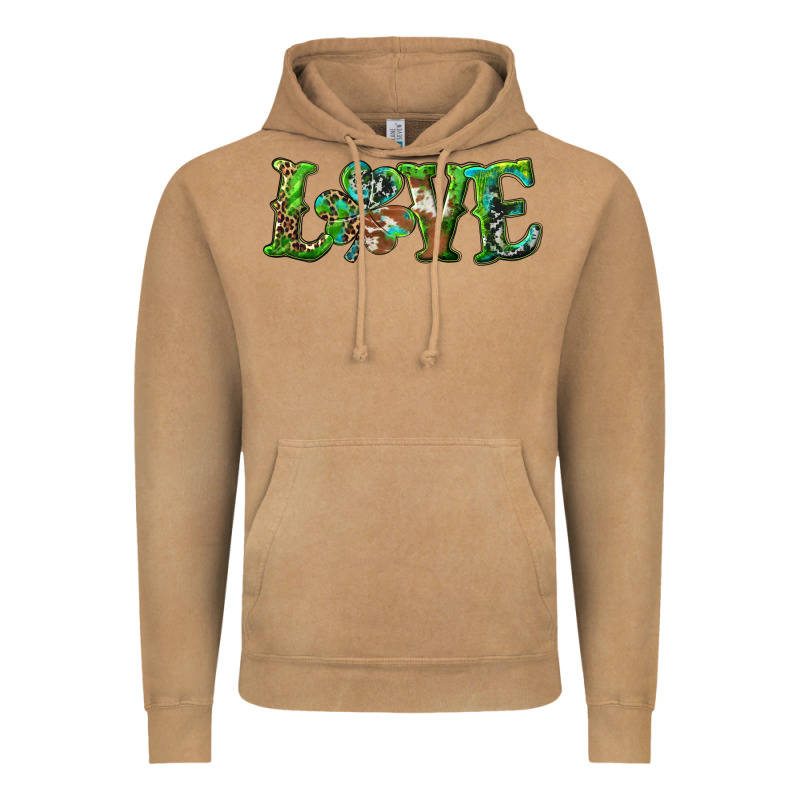 Love With Shamrock Vintage Hoodie by RanaPortraitStore | Teevron