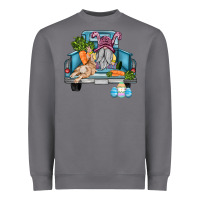 Storm easter truck with gnome and rabbit Heavyweight Sweatshirt - AdoDesignShop