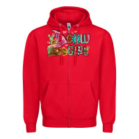 Red western cowgirl Zipper Hoodie - MaliasSmallBusiness