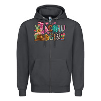 Smoke western cowgirl Zipper Hoodie - MaliasSmallBusiness