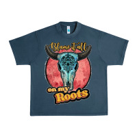 Midnight Navy blame it all on my roots black Urban Heavy Tee - JahusDesignShop