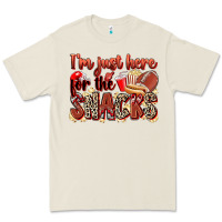 Bone i'm just here for the snacks american football Premium Tee - Zillion Design Studio