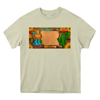 Mossy custom cowboy boots aztec sunflowers leopard license plate Heavy Core Tee - Artiststas